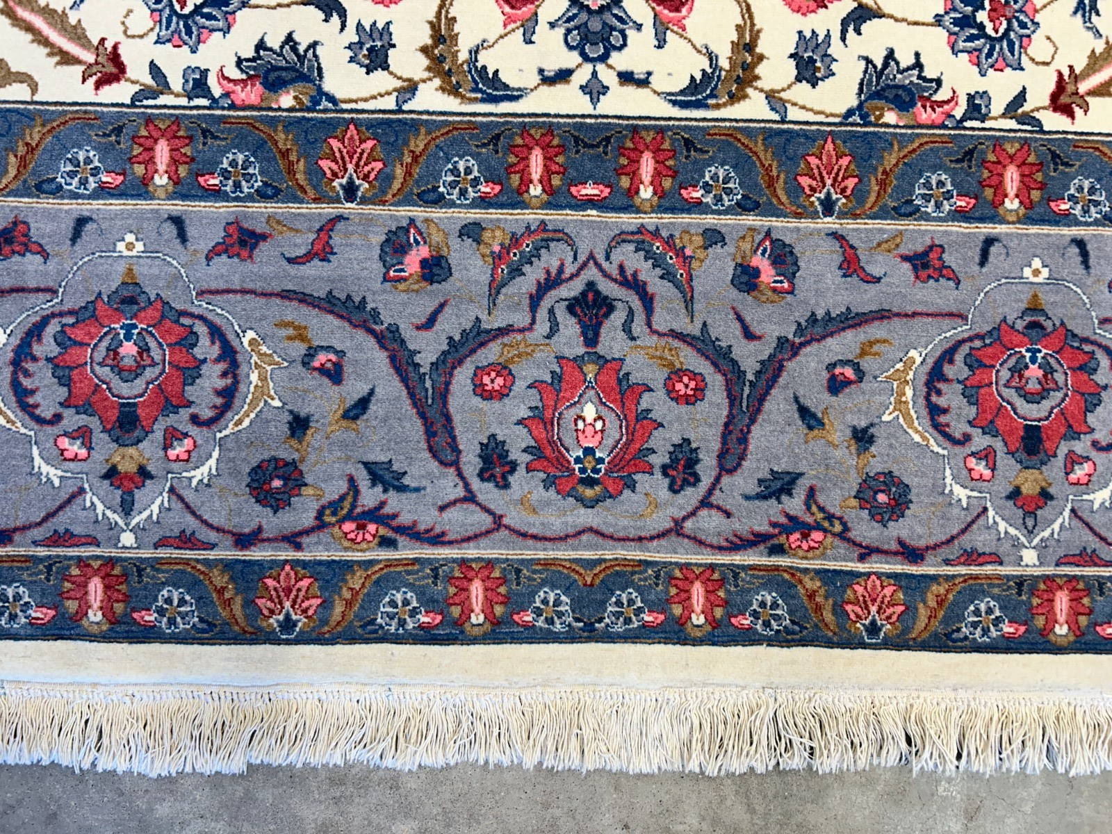 9'2"x12'1" Hand-Knotted 100% Wool Pile Oriental Rug