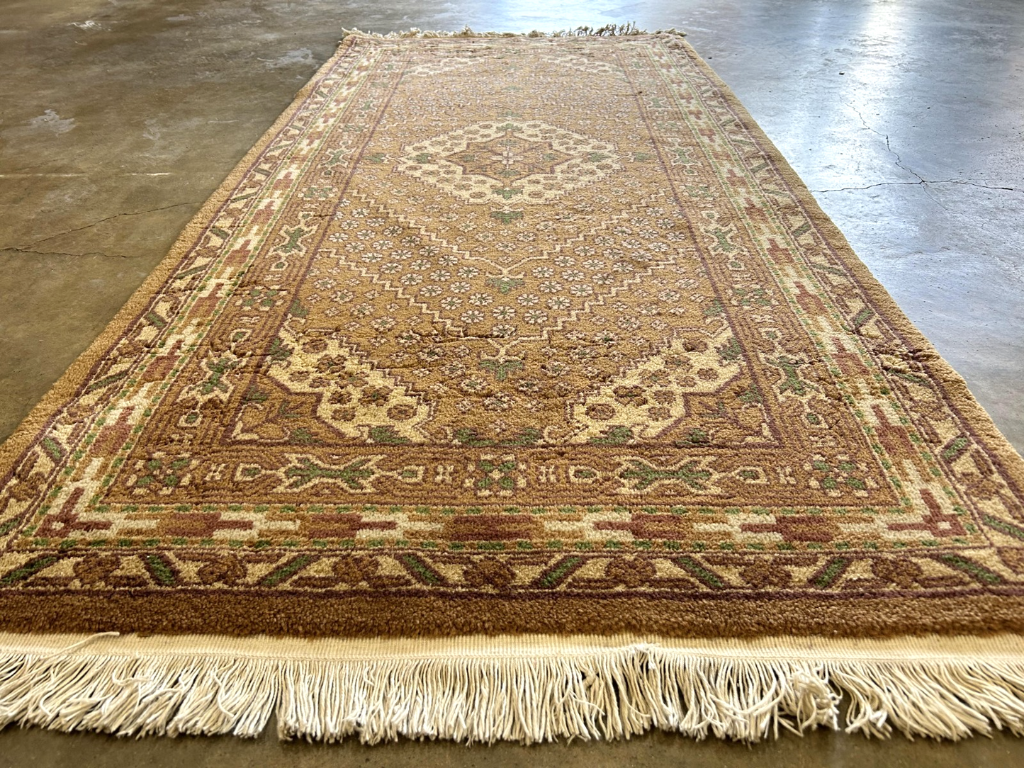 3'x6' Hand-Knotted 100% Wool Pile Oriental Area Rug - Carpet