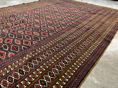 6'3"x9'2" Hand-Knotted 100% Wool Carpet - Bokhara Area Rug