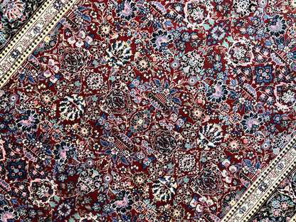 5'9"x8'9" Hand-Knotted 100% Wool Pile SinoPersian Carpet - Area Rug
