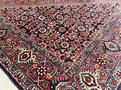 3'8"x5'10" Hand-Knotted 100% Wool Bidjare Carpet - Area Rug