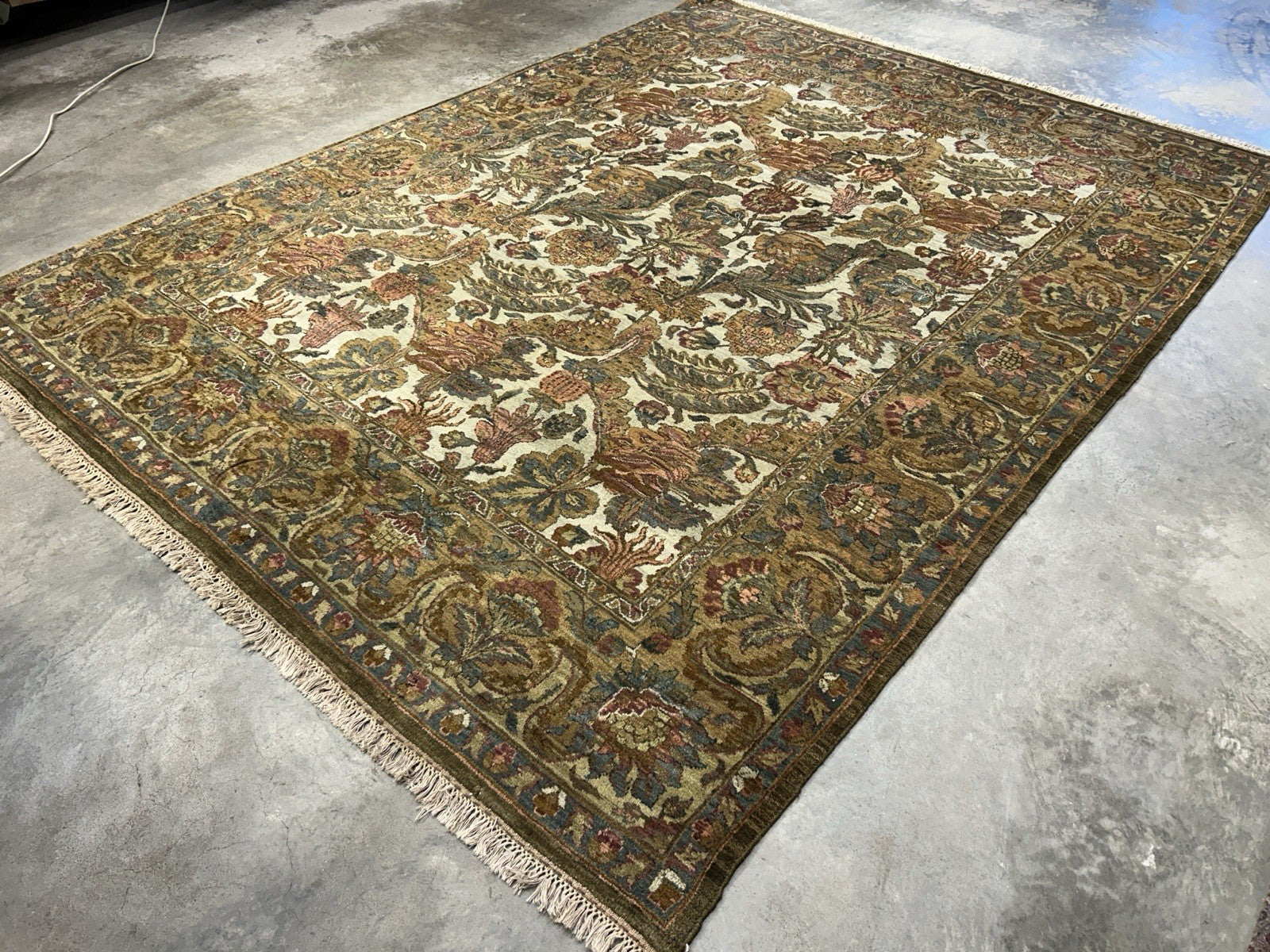 8’x10’ Hand-Knotted 100% Wool Pile Oriental Area Rug - Carpet