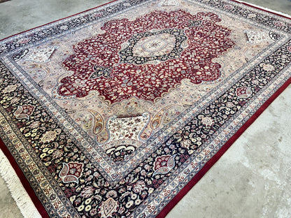 9'x12' Hand-Knotted 100% Wool Pile Tabrize Carpet - Area Rug