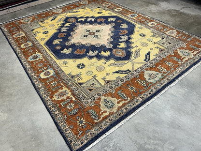 8’x10’1” Hand-Knotted 100% Wool Pile Indoserapi Area Rug - Carpet