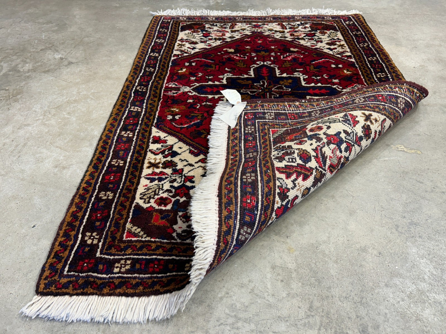 3'x4'6" Hand-Knotted 100% Wool Pile Herize Area Rug - Carpet