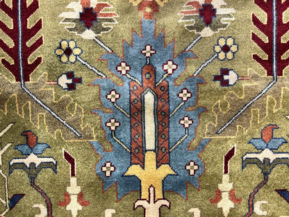 8'10"x11'8" Hand-Knotted 100% Wool Pile Oriental Rug