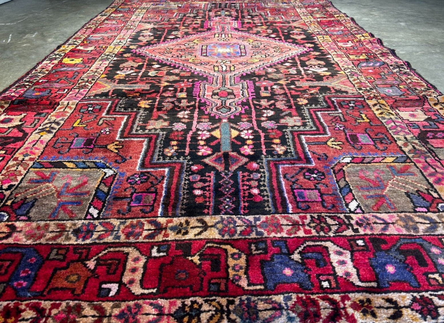 4'9" x 8'6" Hand-Knotted 100% Wool Carpet - Hamadane Area Rug