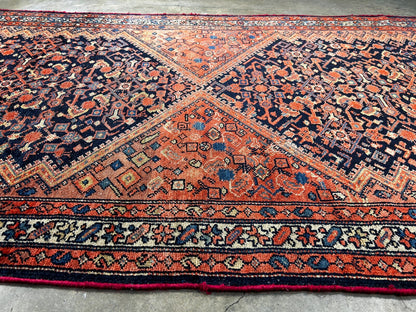 3'8" x 9'11" Hand-Knotted 100% Wool Pile - Malayere Runner