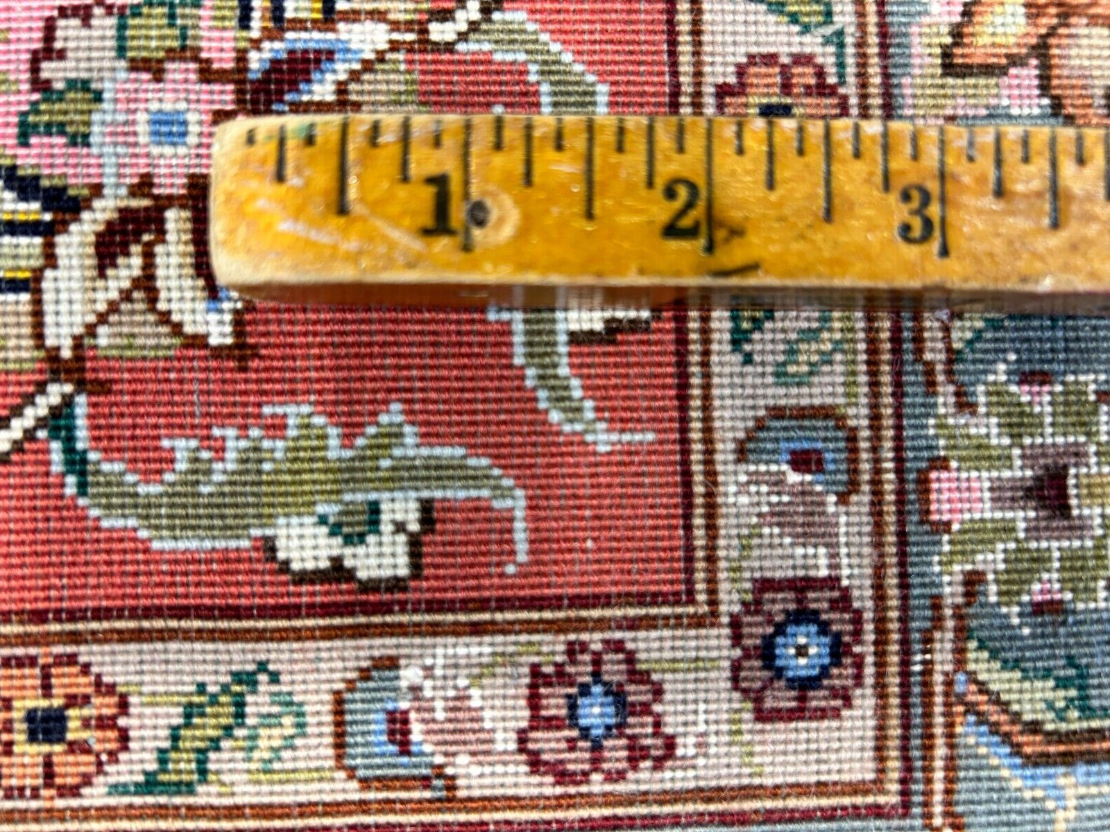 6'9"x8'1" Fine Hand-Knotted Wool & Silk Blend Tabrize Carpet - Area Rug