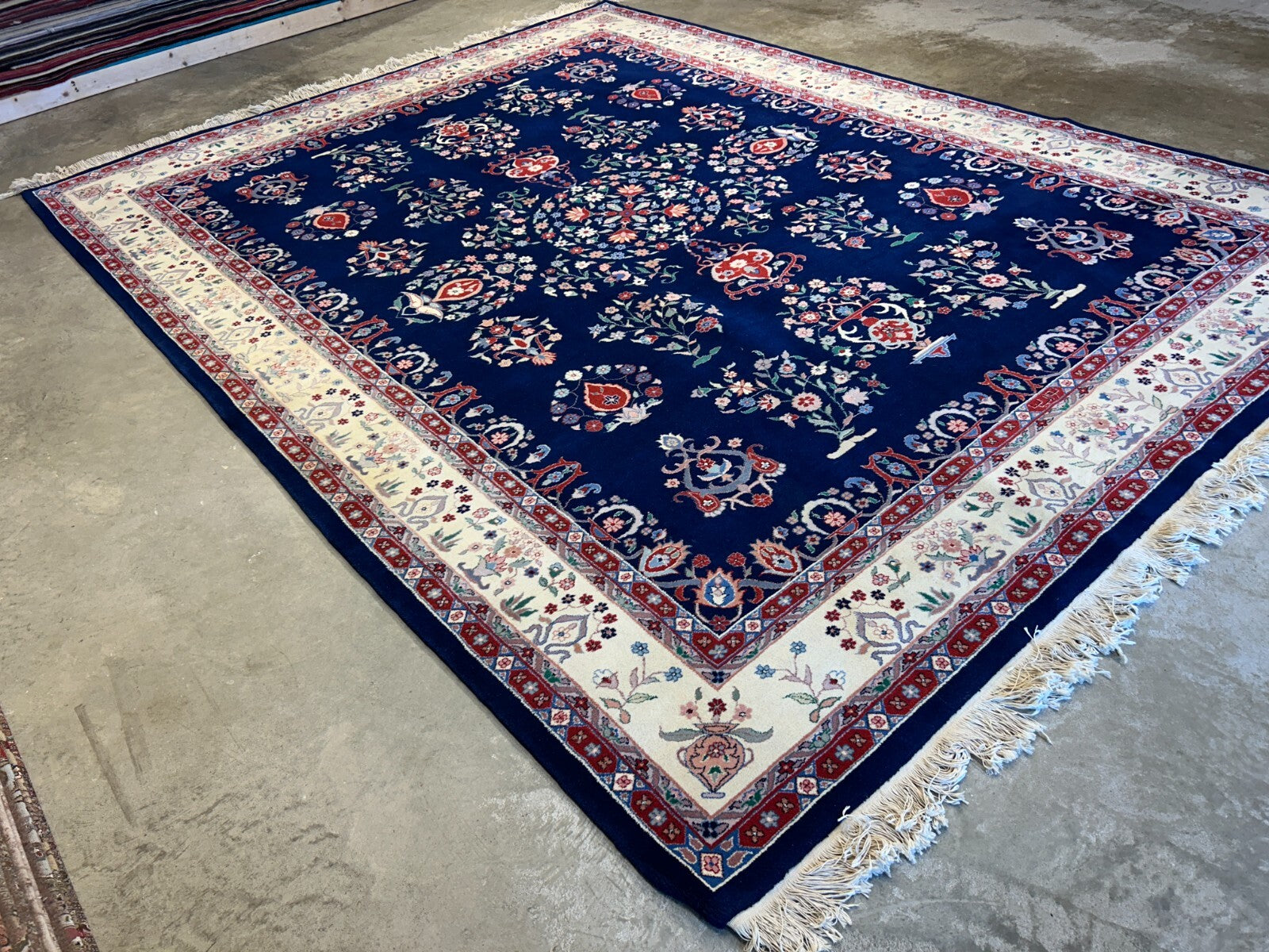 9'x12' Fine Hand-Knotted 100% Lamb Wool Pile SinoPersian Rug