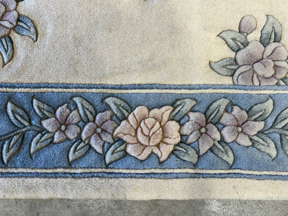 3’x5’ Hand-Knotted 100% Wool Pile Oriental Area Rug - Carpet