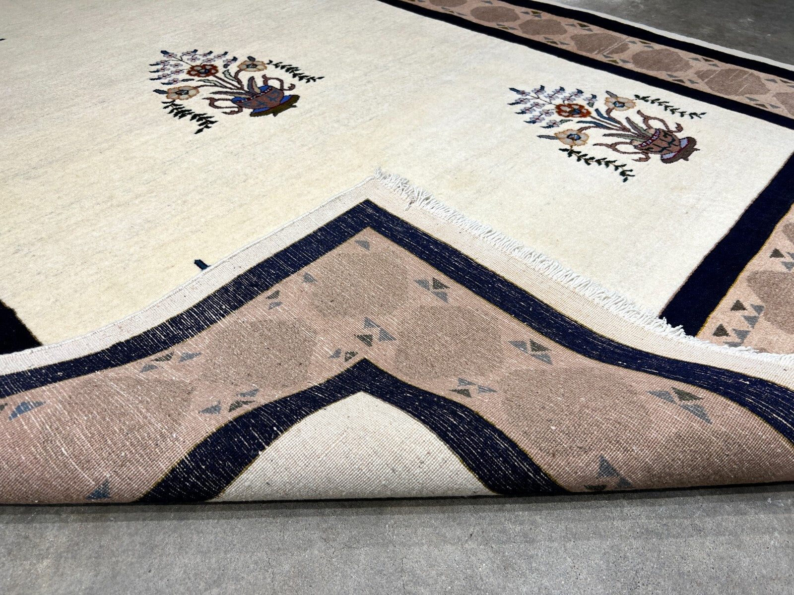 6'4"x9'5" Hand-Knotted 100% Wool Carpet - Gabeh Area Rug