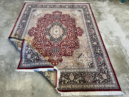 9'x12' Hand-Knotted 100% Wool Pile Tabrize Carpet - Area Rug