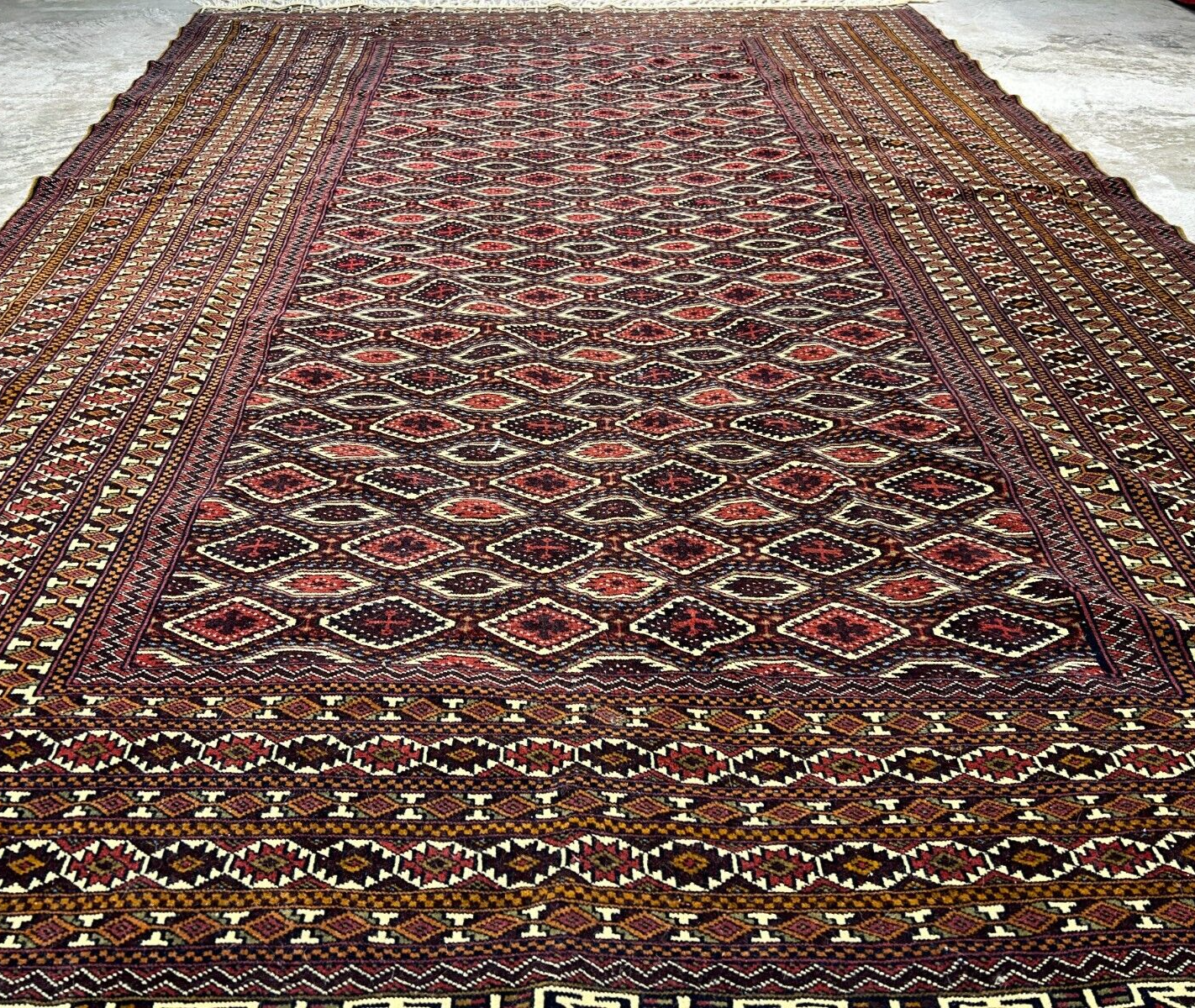 6'3"x9'2" Hand-Knotted 100% Wool Carpet - Bokhara Area Rug