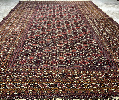 6'3"x9'2" Hand-Knotted 100% Wool Carpet - Bokhara Area Rug
