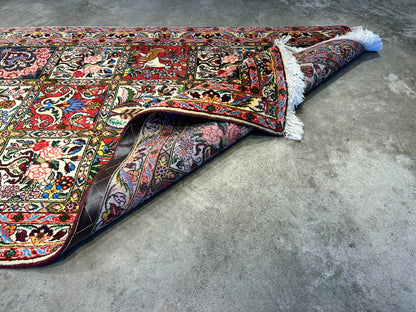 3'5"x5'2" Hand-Knotted 100% Lamb Wool Bakhtiarie Carpet - Area Rug