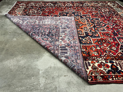 10'3"x12'2" Hand-Knotted 100% Wool Pile Bakhtiarie Rug