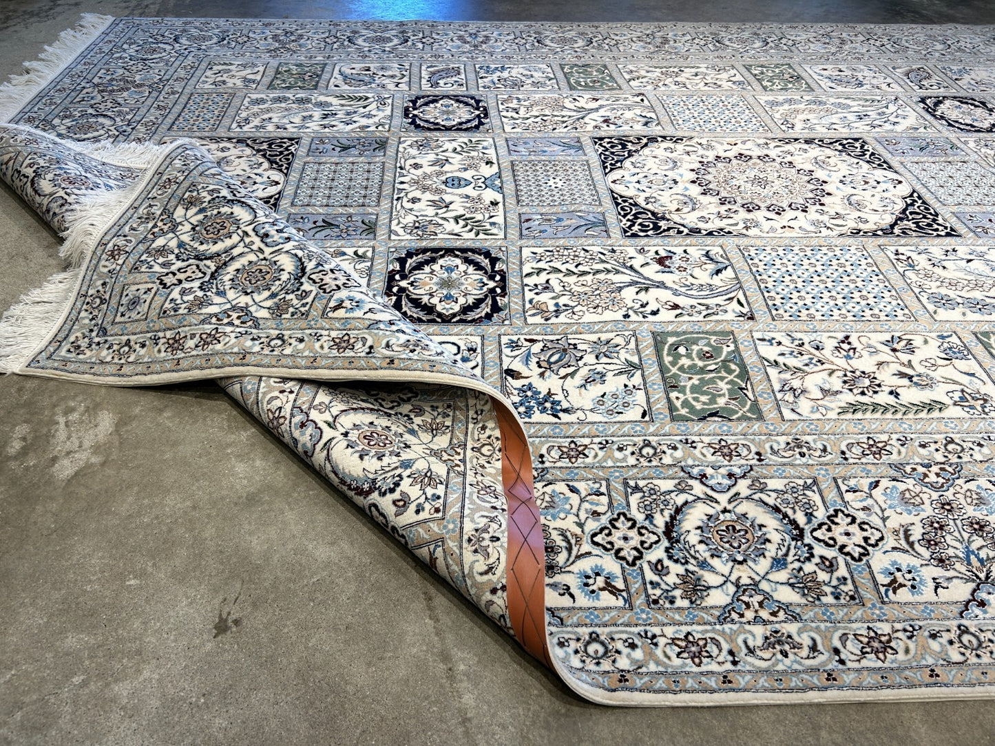 6'9"x10'2" Extra Fine Hand-Knotted Wool & Silk Habibian Naine Rug - Area Carpet