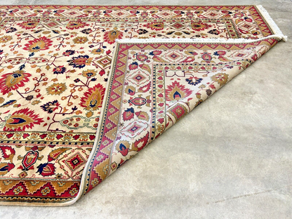 8'11" x 12' Hand-Knotted 100% Wool Carpet - Herize Design Area Rug