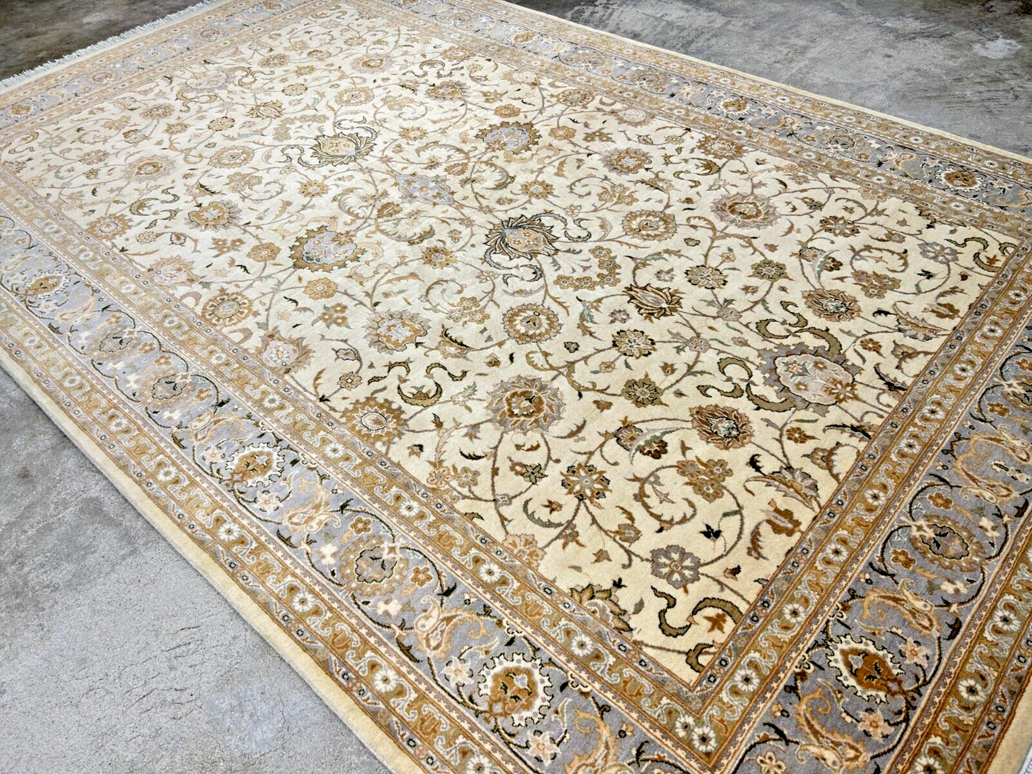 6'x 9' Hand-Knotted 100% Wool Carpet - Pakistan Kashane Area Rug