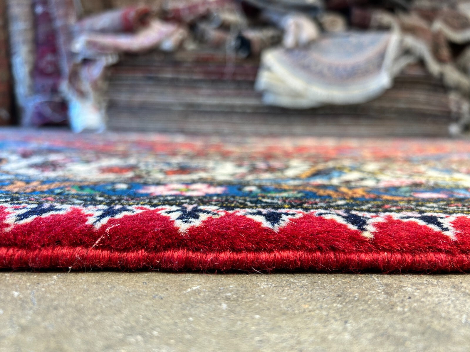 8'4"x11'11" Hand-Knotted 100% Wool Pile Bakhtiarie Rug