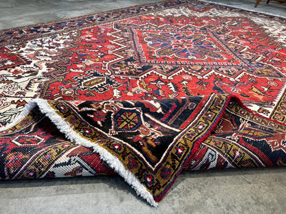 7'3"x10'3" Hand-Knotted 100% Wool Herize Carpet - Area Rug