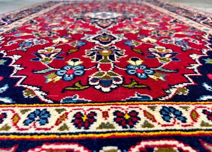 3'3"x5'6'' Hand-Knotted 100% Wool Persiane Kashane Area Rug