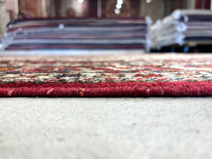 7'0"x10'3" Hand-Knotted 100% Wool Pile Bakhtiarie Carpet - Area Rug