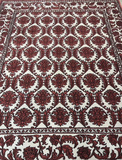 8’x9’11” Hand-Knotted 100% Wool Pile Oriental Area Rug - Carpet