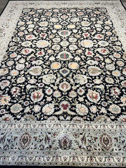 9'x12' Hand-Knotted 100% Wool Pile Sinopersian Carpet - Area Rug