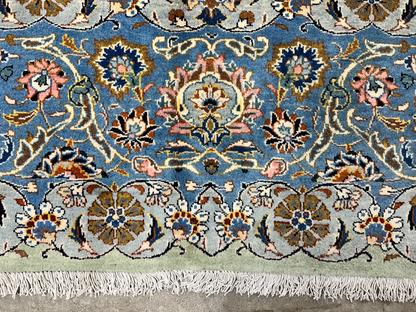 10'6"x14'6" Hand-Knotted 100% Wool Pile Kashane Rug