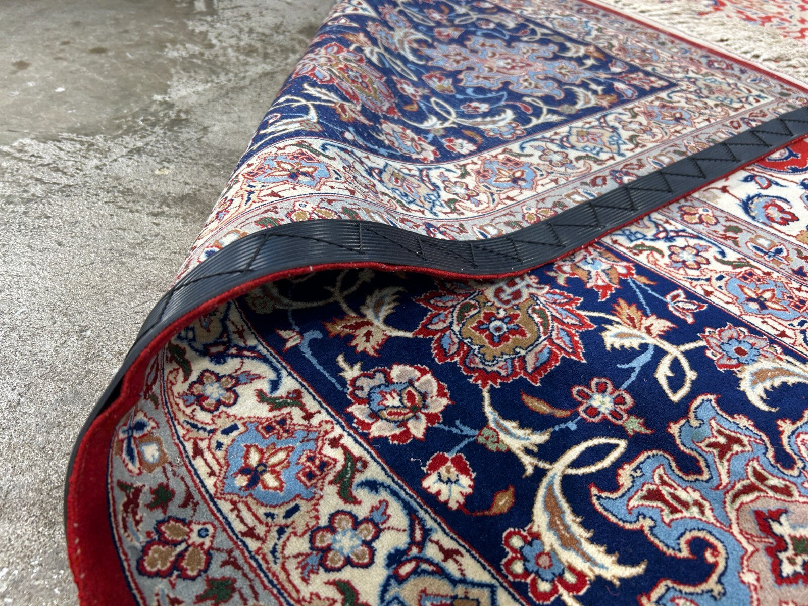 8'10"x12'4" Extra Fine Hand-Knotted Wool & Silk Isfahane Zolfaghari Rug