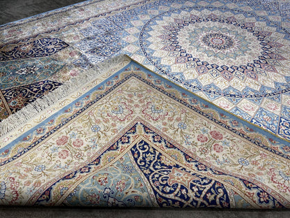 6'x9' Exquisite Hand-Knotted 100% Silk Oriental Rug