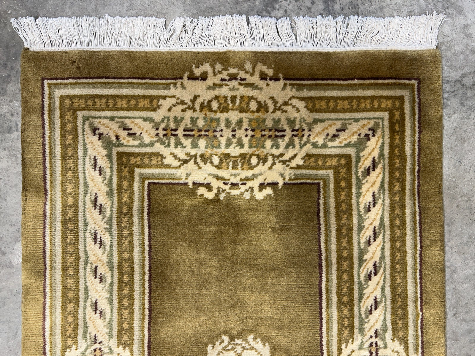 2'11"x5'1" Hand-Knotted 100% Wool Pile Oriental Area Rug - Carpet