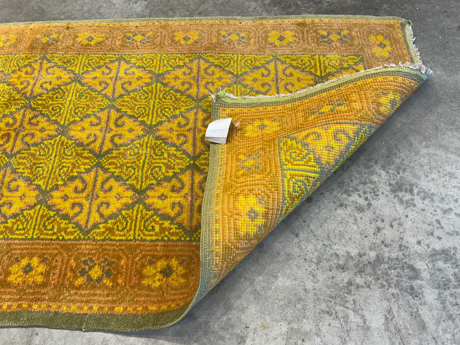 2'9"x4'2" Hand-Knotted 100% Wool Pile Oriental Area Rug - Carpet