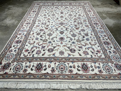 6'x9' Hand-Knotted 100% Wool Carpet - Kashane Design Area Rug