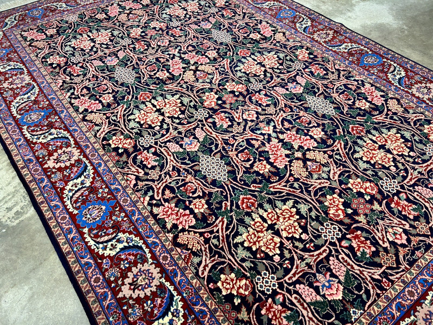 6'x9' Hand-Knotted 100% Wool Pile SinoPersian Carpet - Area Rug