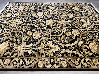 8’x10’ Hand-Knotted 100% Wool Pile Oriental Area Rug - Carpet