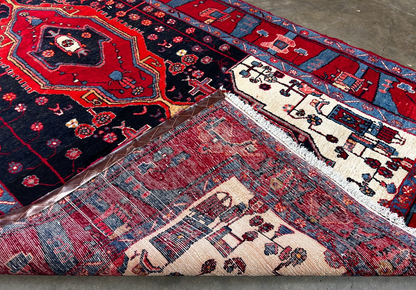 5'1" x 9'8" Hand-Knotted 100% Wool Carpet - Nahavande Area Rug