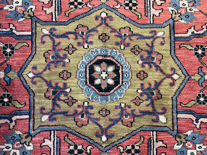 9'x11'10" Hand-Knotted 100%  Wool Pile IndoHeriz Rug