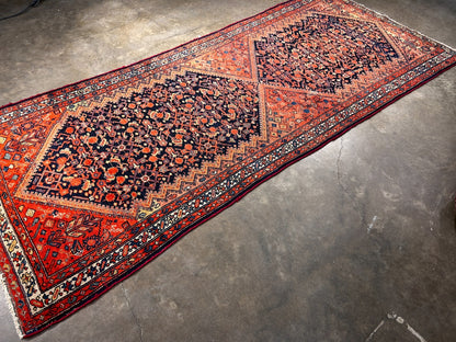 3'8" x 9'11" Hand-Knotted 100% Wool Pile - Malayere Runner