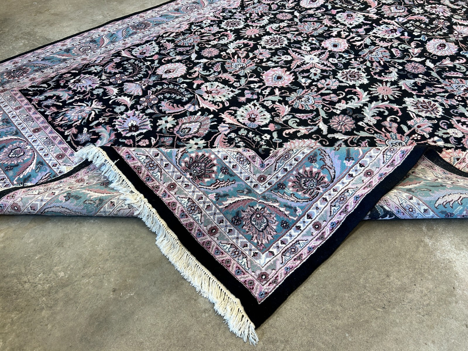 8'10" x 11'10" Hand-Knotted 100% Wool Carpet - Kashane Design Area Rug