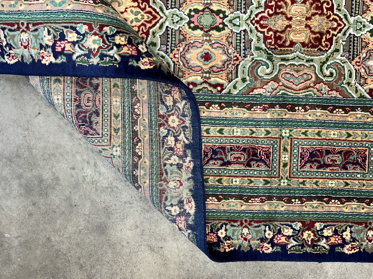 8'10"x11'10" Hand-Knotted 100% Wool Pile Oriental Rug