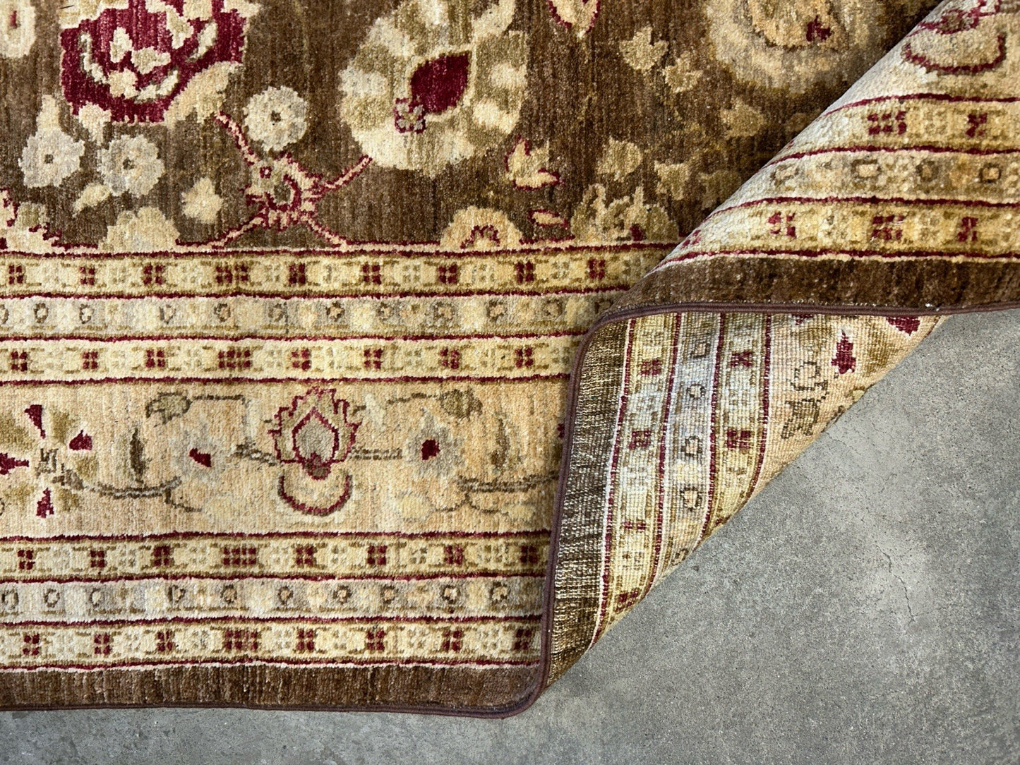 8’1”x9’11” Hand-Knotted 100% Wool Pile Oriental Area Rug - Carpet