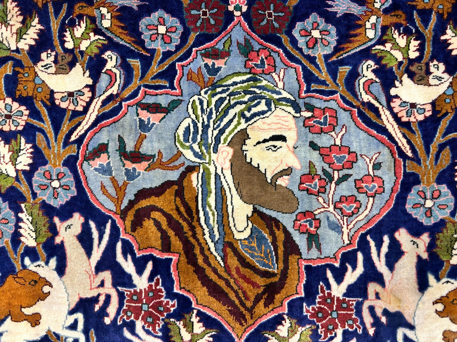 8'4"x11'10" Hand-Knotted 100% Wool Pile Pictorial Kolyayie Rug