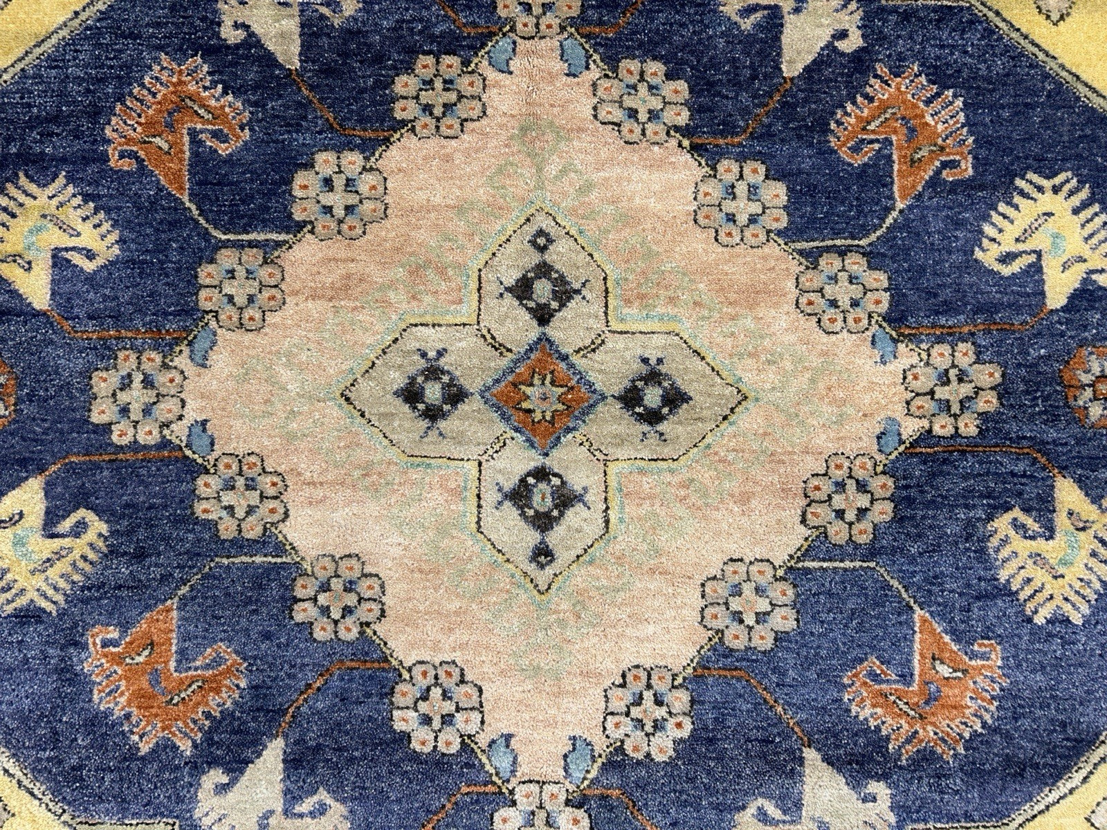 8’x10’1” Hand-Knotted 100% Wool Pile Indoserapi Area Rug - Carpet