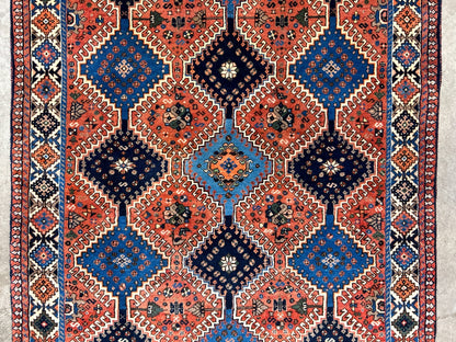 2'4"x4'9" Hand-Knotted 100% Wool Pile Yalamehe Rug