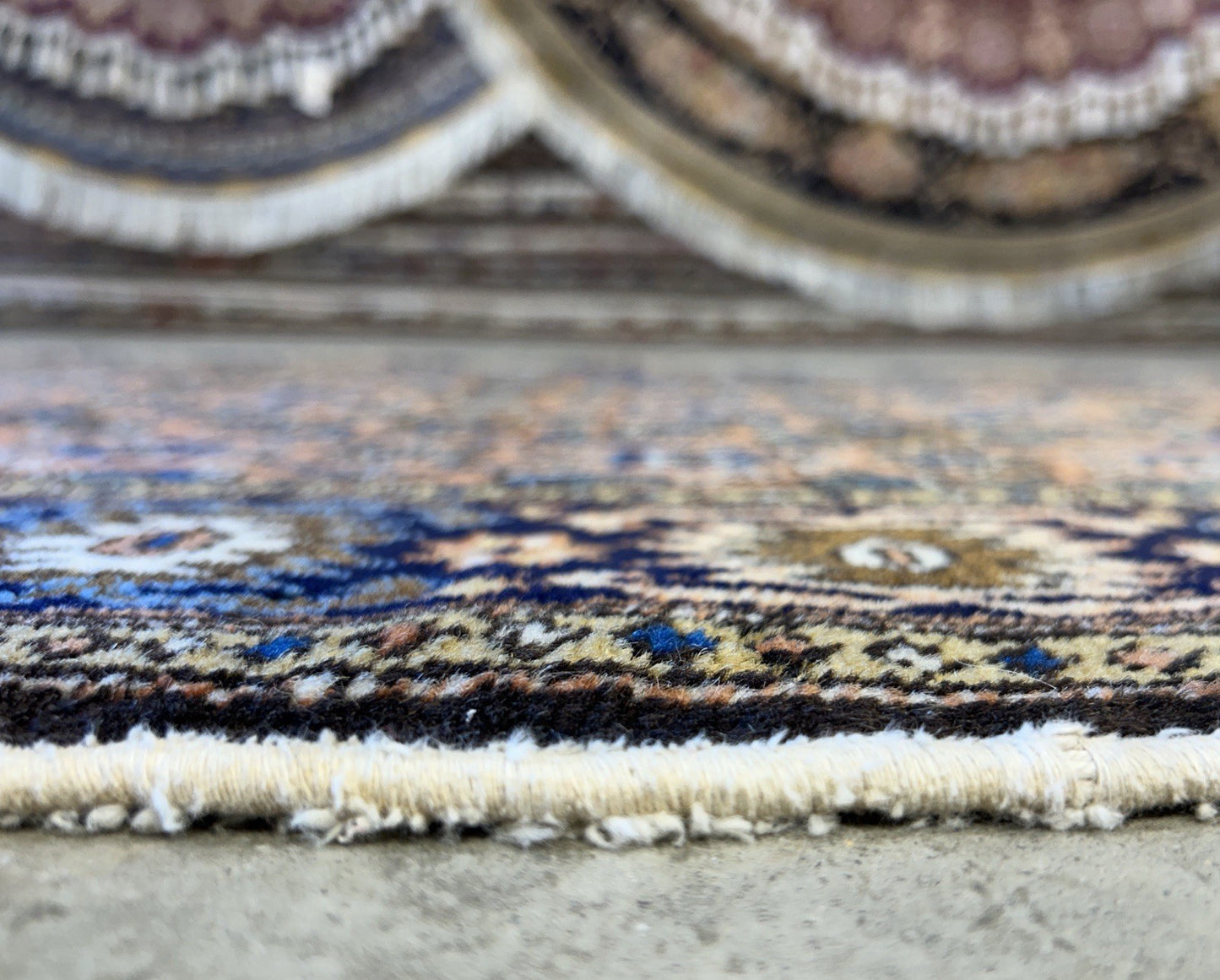 3’4”x5’2” Vintage Hand-Knotted 100% Wool Pile Bidjar Area Rug - Carpet