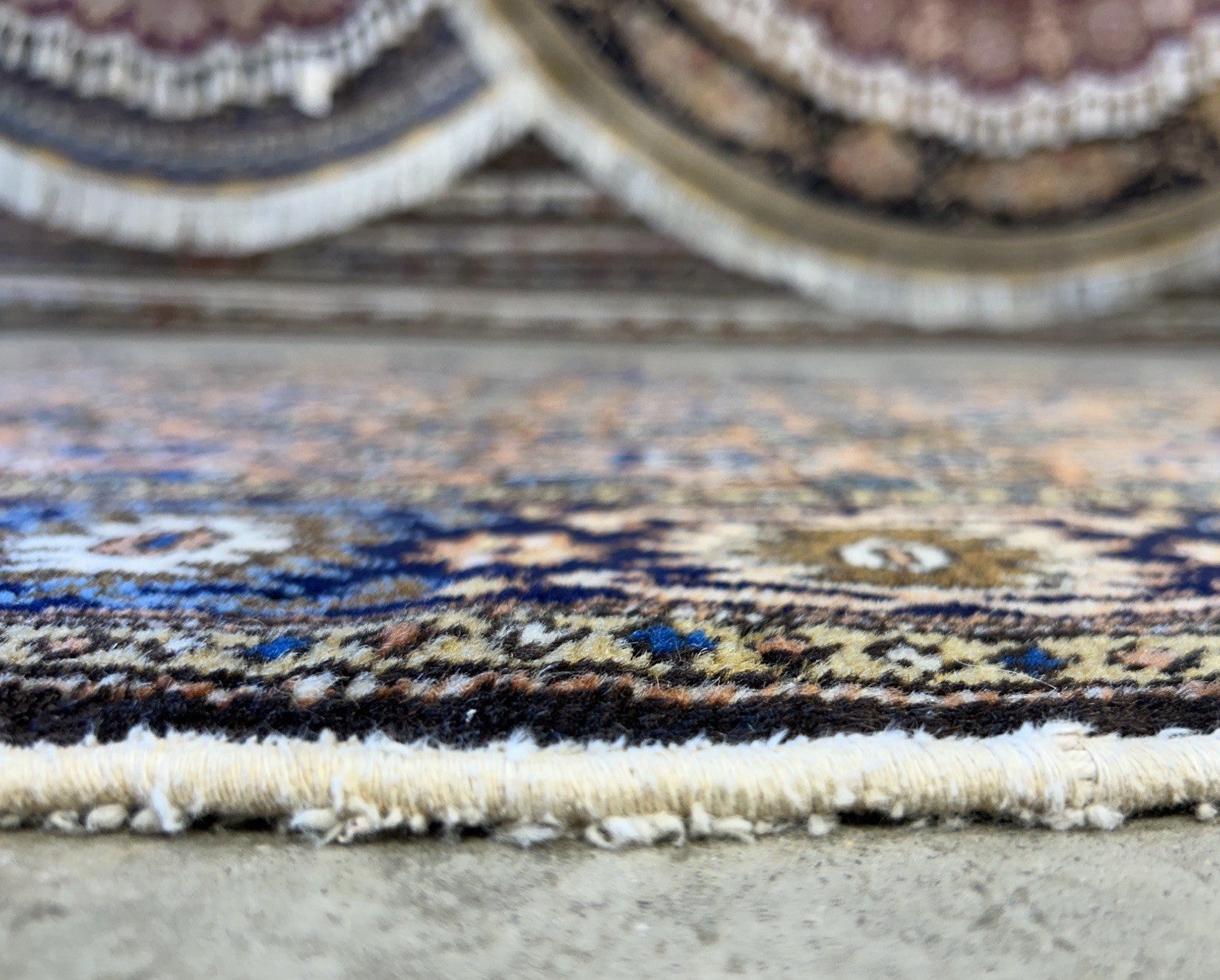 3’4”x5’2” Vintage Hand-Knotted 100% Wool Pile Bidjar Area Rug - Carpet