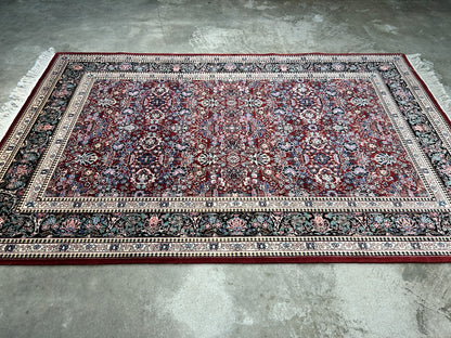 5'9"x8'9" Hand-Knotted 100% Wool Pile SinoPersian Carpet - Area Rug